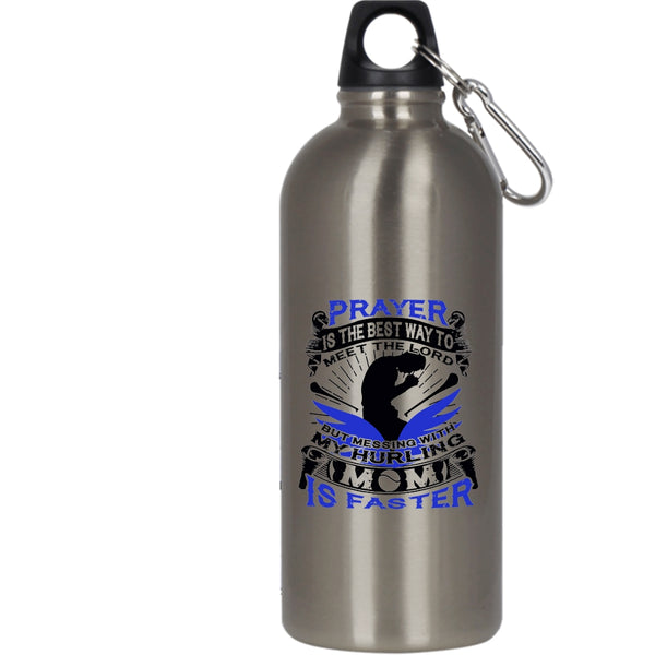 Don't Mess With My Hurling Mom 20 oz Stainless Steel Bottle,Cool Hurling Mom Outdoor Sports Water Bottle