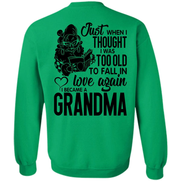 I Love Grandma T Shirt, I Became A Grandma Sweatshirt