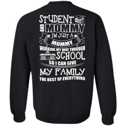 A black t-shirt with the shopify logo