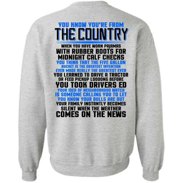 I Love Veteran T Shirt, You're From The Country Sweatshirt