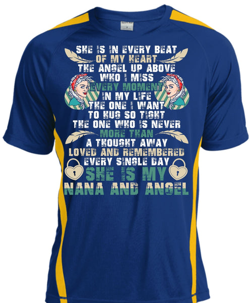 She Is My Nana And Angel T Shirt, Beat Of My Heart T Shirt, Cool Shirt