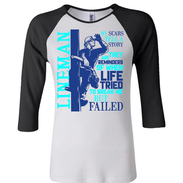 Lineman My Scars Tell A Story T Shirt, I Love Lineman T Shirt, Awesome T-Shirts