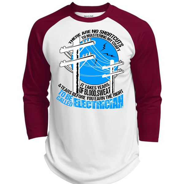To Be Called Electrician T Shirt, I Love Electrician T Shirt, Awesome T-Shirts  (Polyester Game Baseball Jersey)