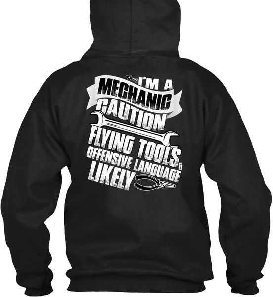 I'm A Mechanic T Shirt, Flying Tools T Shirt
