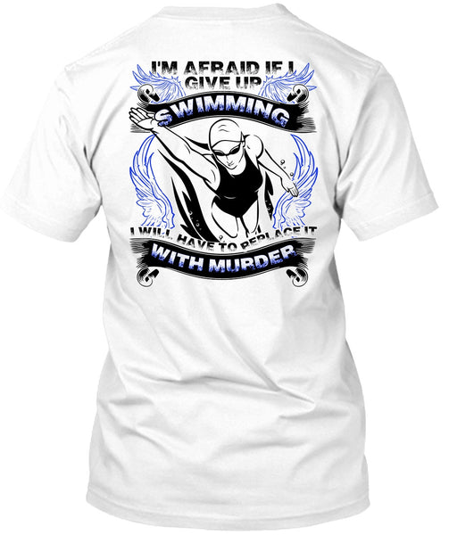 A black t-shirt with the shopify logo