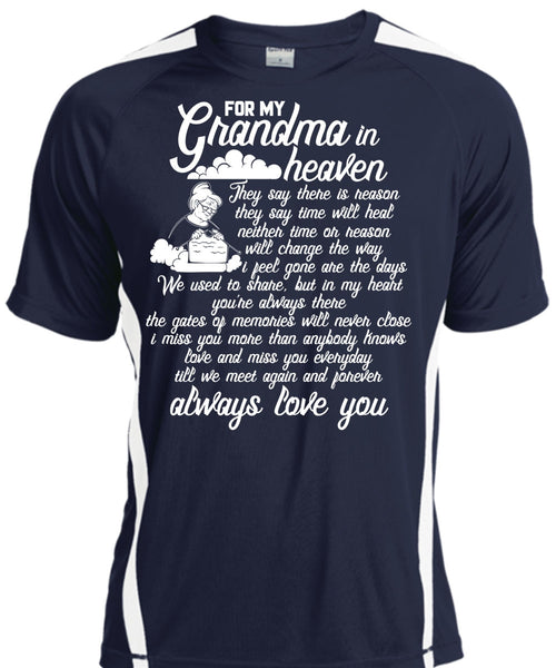 For My Grandma In Heaven T Shirt, Love You T Shirt, Cool Shirt