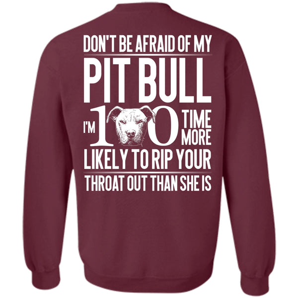 My Love T Shirt, I Love Pit Bull Sweatshirt