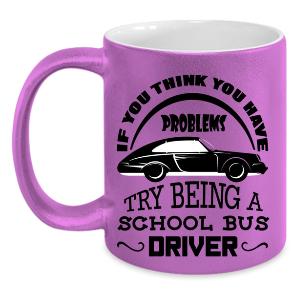 Awesome Bus Driver Coffee Mug, Being A School Bus Driver Accent Mug