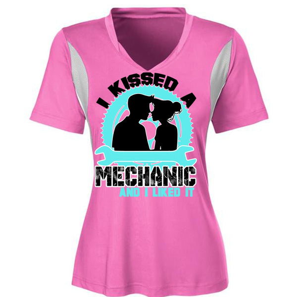 I Kissed Mechanic And I Liked It T Shirt, I Love Mechanic T Shirt, Awesome T-Shirts