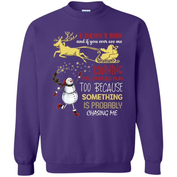 Coolest Merry Christmas Gift T Shirt, I Am A Runner Sweatshirt