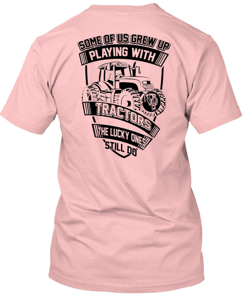 Playing With Tractors T Shirt, I Love Trucking T Shirt