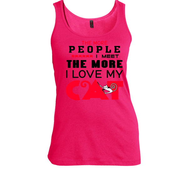 The More People I Meet The More I Love Cat Shirt, Cat Lover Shirt