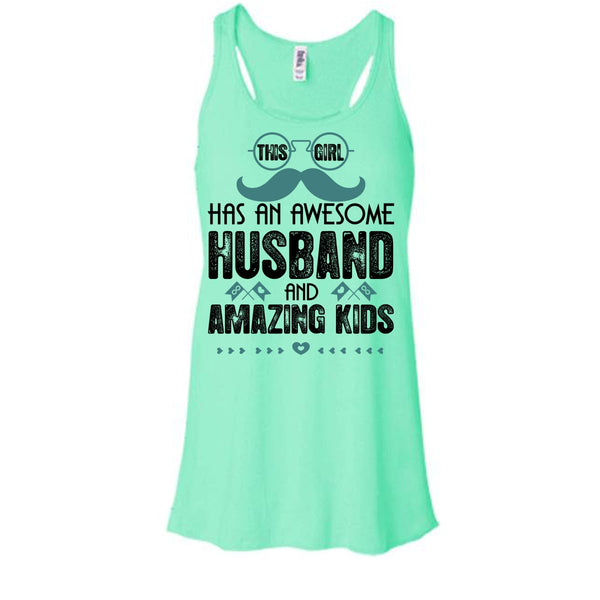 This Girl Has An Awesome Husband T Shirt, Amazing Kids T Shirt, Awesome t-shirts