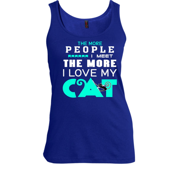 The More People I Meet The More I Love Cat Shirt, Cool Cat Shirt