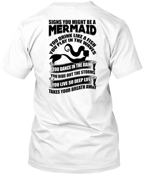 A black t-shirt with the shopify logo