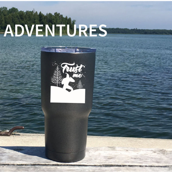 I'm A Cascadeur Tumbler 30 oz Stainless Steel, Cute Christmas Travel Mug