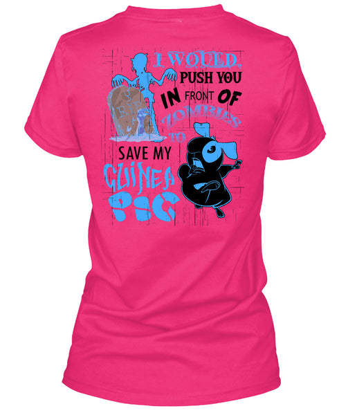 Zombies To Save My Guinea Pig T Shirt, I Love My Dog T Shirt