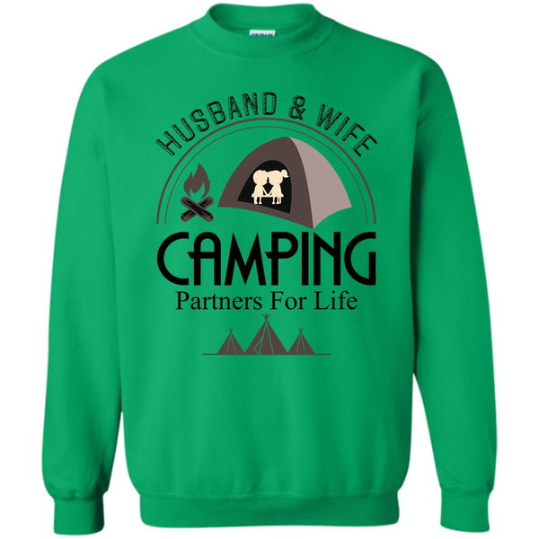 Coolest Camping Couple T Shirt, Husband & Wife Sweatshirt