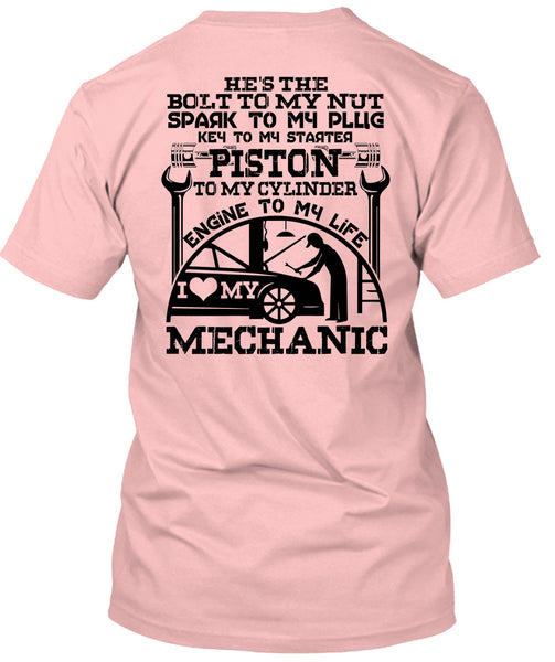 Engine To My Life T Shirt, Being A Mechanic T Shirt