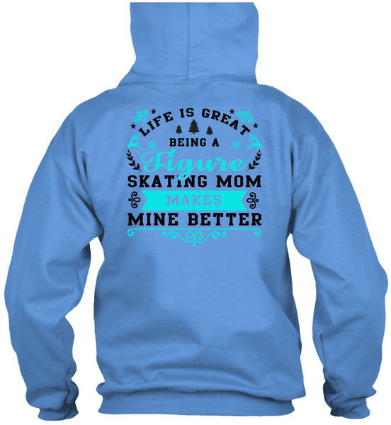 Being A Figure Skating Mom T Shirt, I Love Mom T Shirt