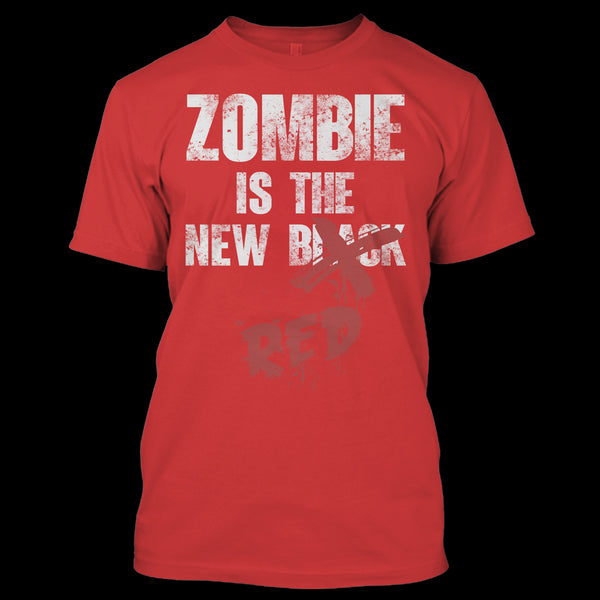 A black t-shirt with the shopify logo