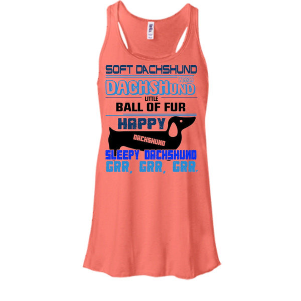 Soft Dachshund With Dachshund Little Ball Of Fur Shirt, Cute Dog Shirt