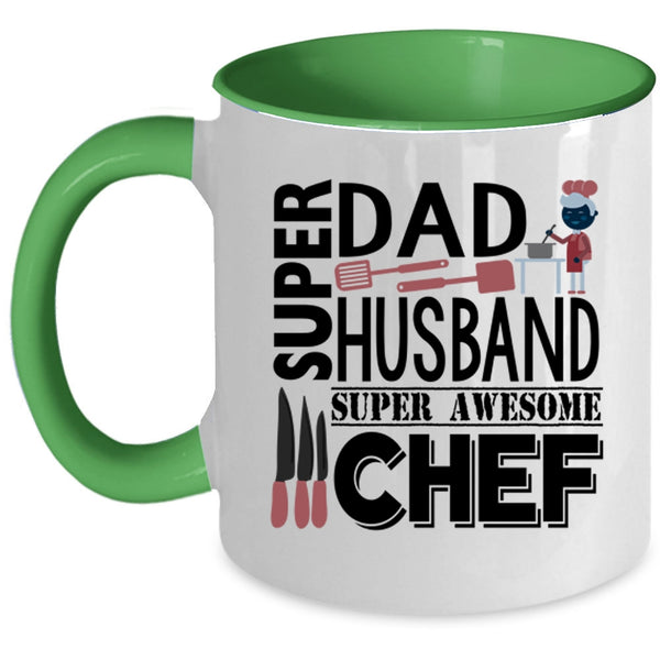 Awesome Chef Coffee Mug, Dad And Husband Accent Mug