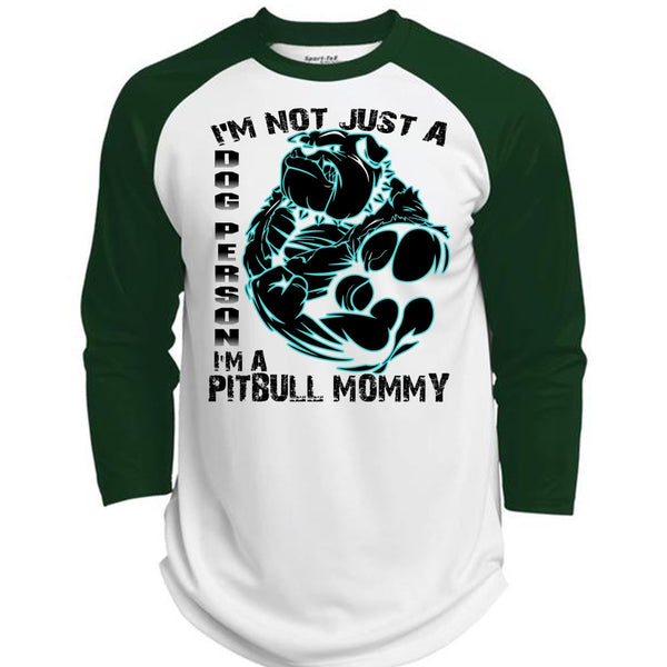 I'm Not Just A Dog Person T Shirt, I Love Pit Bull T Shirt, Awesome T-Shirts  (Polyester Game Baseball Jersey)