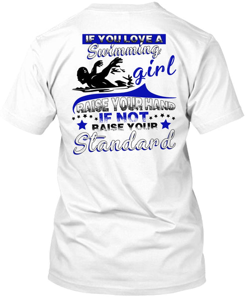 A black t-shirt with the shopify logo