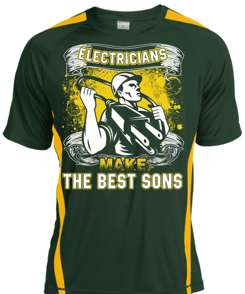 Electricians Make The Best Sons T Shirt, Being An Electrician T Shirt, Cool Shirt