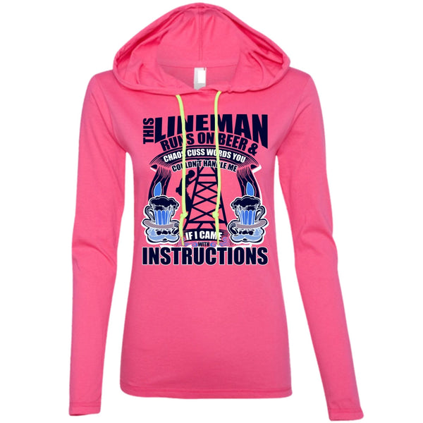 This Lineman Runs On Beer T Shirt, I Love Lineman T Shirt, Awesome T-Shirts