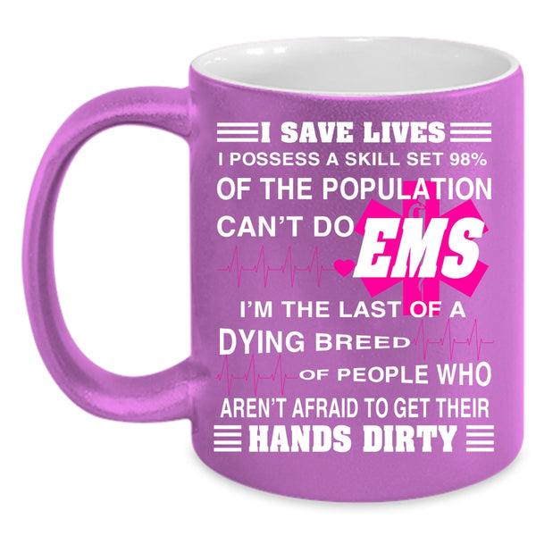 I Save Lives Coffee Mug, Cute Gift For Nurse Coffee Cup