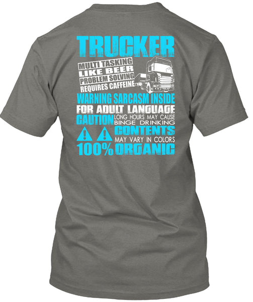 Trucker Multitasking Like Beer T Shirt, I Love Beer T Shirt