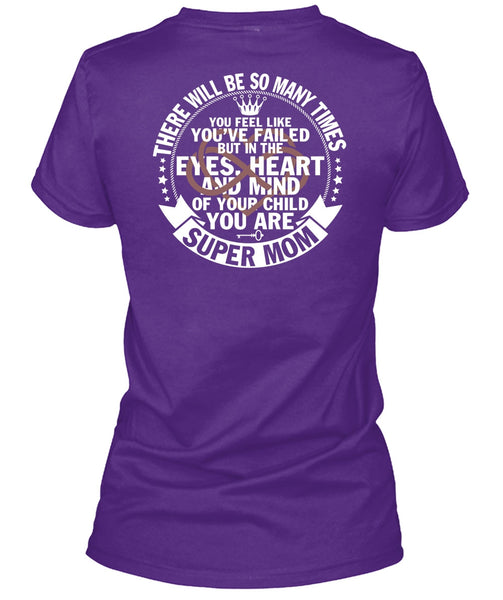 Being A Mom T Shirt, Eyes Heart And Mind T Shirt