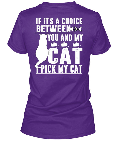 Between You And My Cat T Shirt, I Love My Cat T Shirt