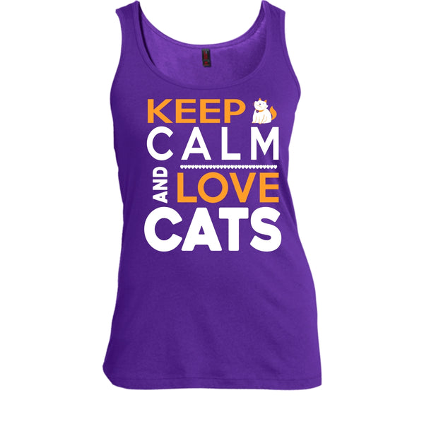 Keep Calm And Love Cat Shirt, Cool Cat Shirt