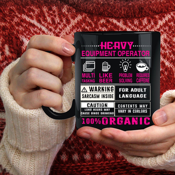 Heavy Equipment Operator Coffee Mug, Cute Welder Coffee Cup
