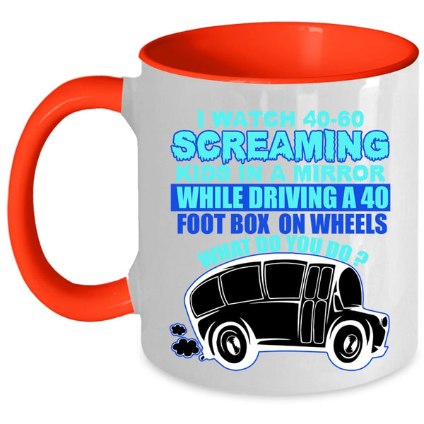Gift For Bus Driver Coffee Mug, Funny School Bus Driver Accent Mug