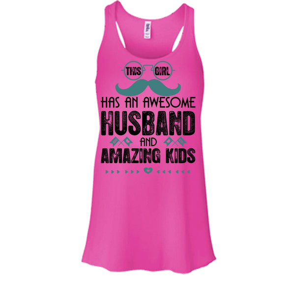 This Girl Has An Awesome Husband T Shirt, Amazing Kids T Shirt, Awesome t-shirts