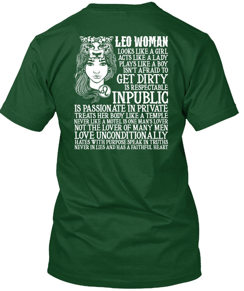 Leo Woman T Shirt, Being A Leo T Shirt