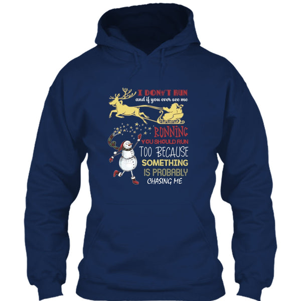 You Should Run To T Shirt, Coolest Merry Christmas Gift T Shirt