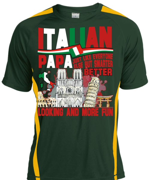 Italian Papa T Shirt, Smarter Looking T Shirt, Cool Shirt
