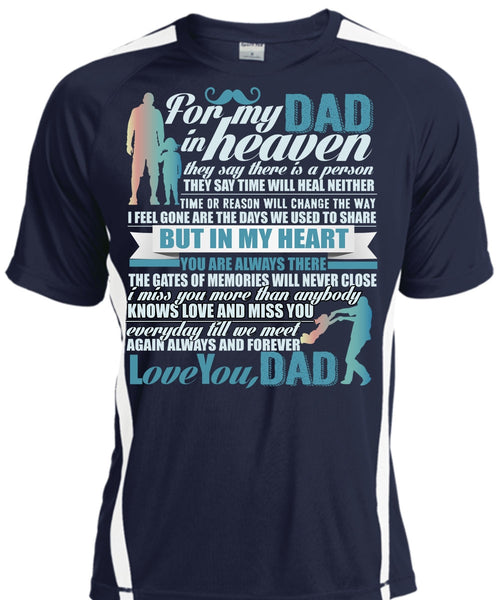 For My Dad In Heaven T Shirt, Love You Dad T Shirt, Cool Shirt