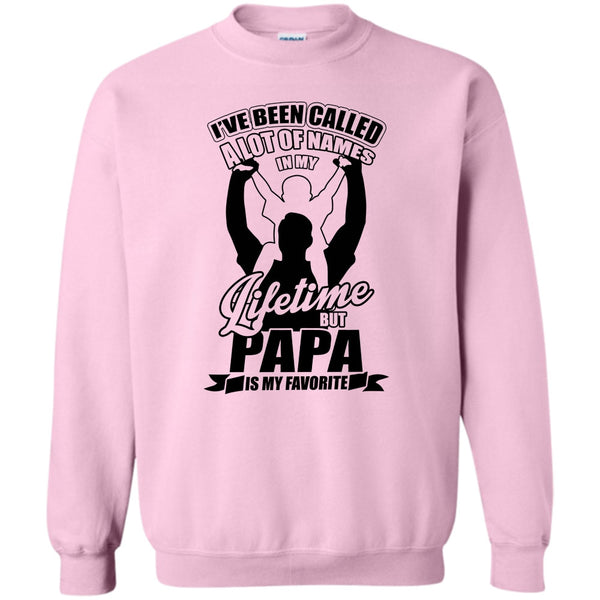 Father's Day Gift T Shirt, Papa Is My Favorite Name Sweatshirt