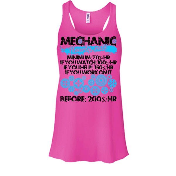Mechanic Hourly Rate T Shirt, Coolest Mechanic T Shirt, Awesome t-shirts