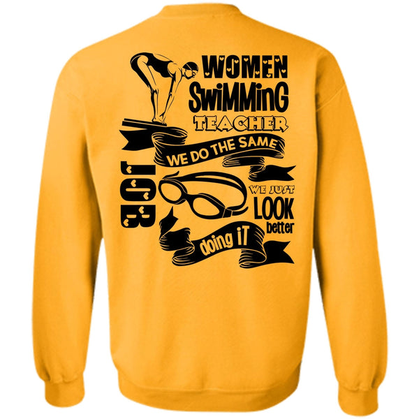 I Love Swimming T Shirt, Women Swimming Teacher Sweatshirt