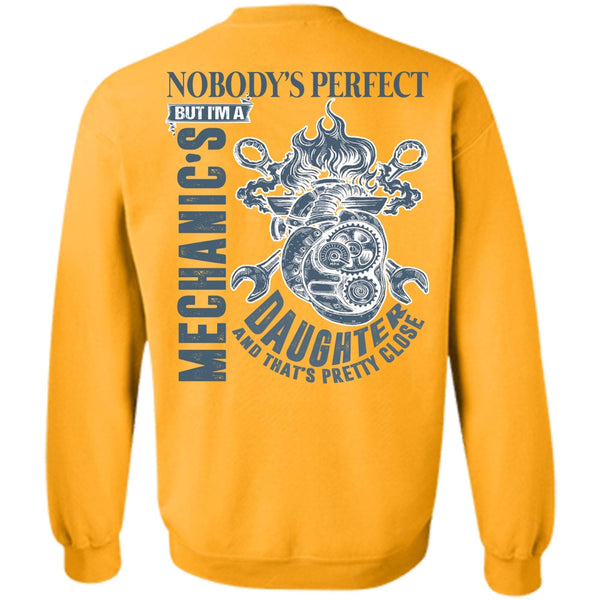 I Love Mechanic T Shirt, I'm A Mechanic's Daughter Sweatshirt