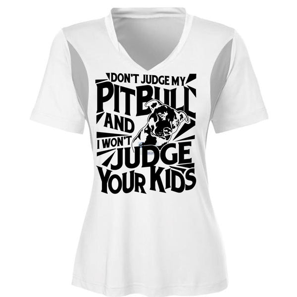Don't Judge My Pit Bull T Shirt, I Love Dog T Shirt, Awesome T-Shirts