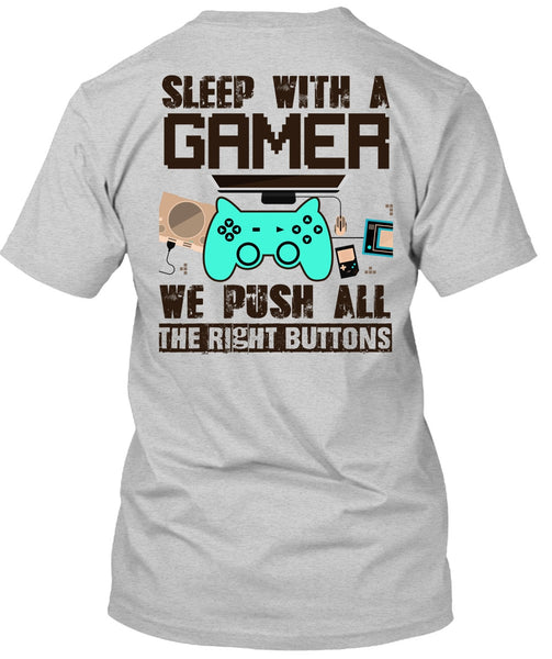 Sleep With A Gamer T Shirt, I Love Gaming T Shirt