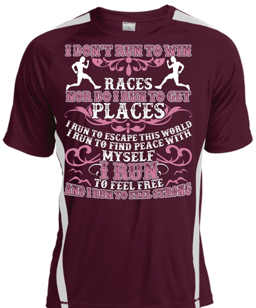 I Run To Feel Free T Shirt, I Run To Feel Strong T Shirt, Cool Shirt